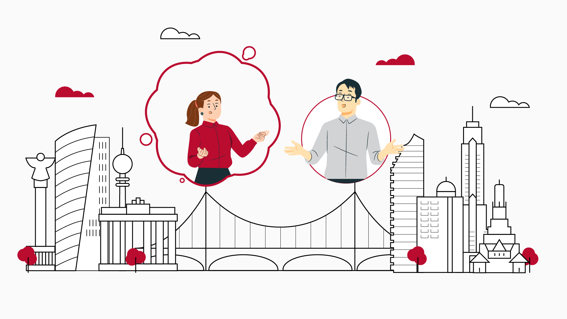 Bridging the East-West gap through travel